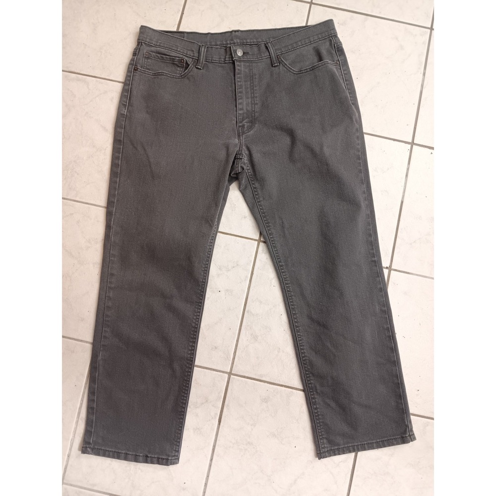 Levi's 541‎ Regular Straight Men's Gray Denim Jeans W37 L30 Black Label